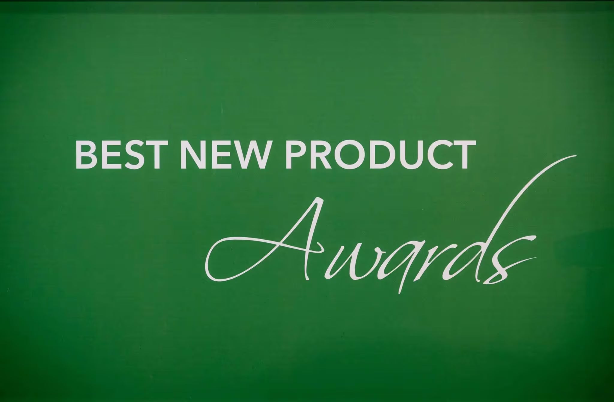 Best new products awards banner Efttex